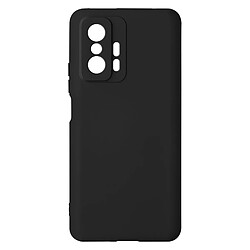 Avizar Coque Xiaomi 11T et 11T Pro Silicone Semi-rigide Soft-touch Fine noir