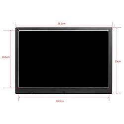 Wewoo Cadre photo numérique 12.1 pouce 1280x800 haute résolution affichage avec support et télécommande, soutien SD / MMC / MS carte / port USB pas cher