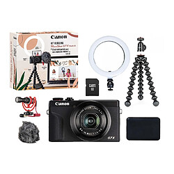 Kit Vlogging Création de contenu by Juste Zoé CANON G7X Mark III + Ring Light + Micro Rode + Accessoires