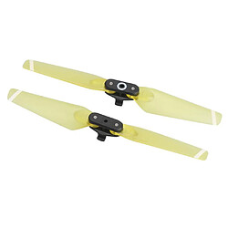 4 pcs accessoires d'hélice pour dji spark drone rc pièces de rechange transparent jaune pas cher