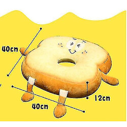 Avis Universal 40 cm de pain en tranches oreiller en peluche jouet pain grillé de la collation de poupée en peluche douce et décoration