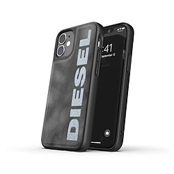 Avis Diesel Coque de Protection pour iPhone 12 Mini Bleached Denim Noir