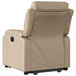 Avis vidaXL Fauteuil inclinable Cappuccino Similicuir