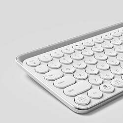 Avis Wewoo Clavier d'origine Bluetooth Xiaomi MIIIW 104 touches + 2,4 GHz à double modes (Blanc)