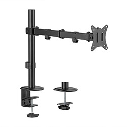 Aisens ECO Support de Table Pivotant et Inclinable pour Moniteur/TV 9kg (3 Pivots - 1 Bras) de 17-32 - Couleur Noir