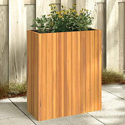 vidaXL Jardinière 59x27,5x70 cm bois massif d'acacia