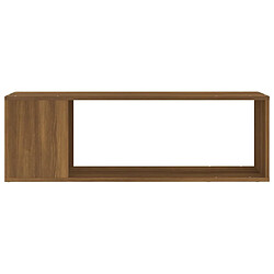 Acheter vidaXL Meuble TV Chêne marron 100x24x32 cm Bois d'ingénierie