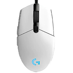 Universal Mouse d'ordinateur de jeu de souris filaire (blanc)