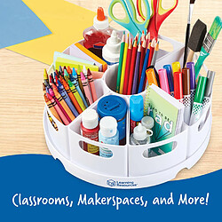 Avis Learning Resources Module de Rangement Create-A-Space (Blanc), Organisation des Fournitures, Idéal pour la Classe ou à Domicile, Plastique Facile à Nettoyer, Kit de 10 Pièces LER3806W