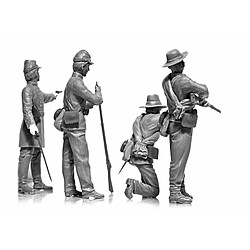 Icm Figurine Mignature American Civil War Confederate Infantry pas cher