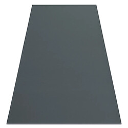 RUGSX Tapis ANTIDÉRAPANT RUMBA 1720 couleur unique graphite 100x200 cm