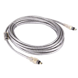 Wewoo Câble or Haute qualité Firewire IEEE 1394 4Pin mâle à 4Pin mâle, longueur: 5m plaqué