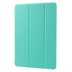 Etui en PU tablette support en trois volets bleu pour votre Apple iPad 9.7 (2017)