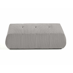 Acheter Lisa Design Pouf Onyx - Gris clair