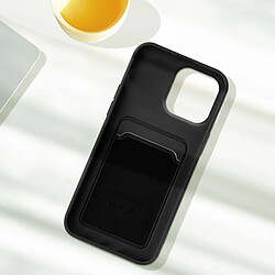 Acheter Avizar Coque iPhone 14 Pro Max Silicone Souple Porte-carte noir