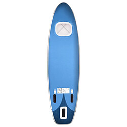 Avis vidaXL Ensemble de planche SUP gonflable Bleu 330x76x10 cm