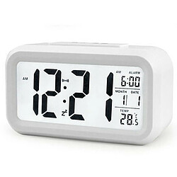 Universal Calendrier rétroéclairé avec écran LCD carré alimenté par batterie 