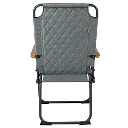 Bo-Camp Chaise de camping pliable Jefferson Vert gris pas cher