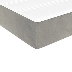 Maison Chic Matelas de lit à ressorts ensachés, Matelas doux Gris clair 90x190x20 cm -GKD32501 pas cher