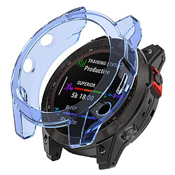 Coque en TPU transparent, bleu transparent pour votre Garmin Fenix 7X/7X Solar