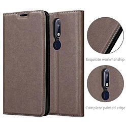 Cadorabo Coque Nokia 7,1 Etui en Brun pas cher