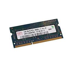 1Go RAM PC Portable SODIMM Hynix HMT112S6BFR6C-G7 DDR3 PC3-8500 1066MHz CL7 - Occasion