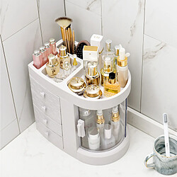 Universal Boîte de rangement de cosmétiques Commode imperméable à la poussière Boîte de maquillage de bureau Cosmétiques portables | Organisateurs de maquillage