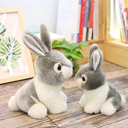 Avis 3x Poupée Lapin en Peluche Doux et Réaliste Jouets pour Enfants Bébé 20cm