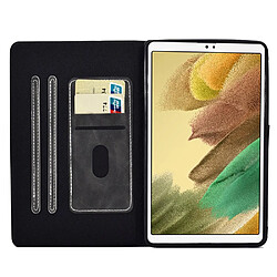 Etui en PU anti-chute avec support et porte-cartes pour votre Samsung Galaxy Tab A7 Lite 8.7-pouces T220/T225 - gris