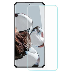 Protecteur écran en verre à haute teneur en aluminium-silicium AMORUS 9H 2.5D, anti-poussière pour votre Xiaomi 12T 5G/12T Pro 5G - transparent