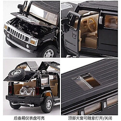 Acheter Universal 1: 32 Alliage Hummer Limousine Métal Voiture Modèle (Noir)