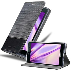 Cadorabo Coque Huawei ASCEND P7 Etui en Gris