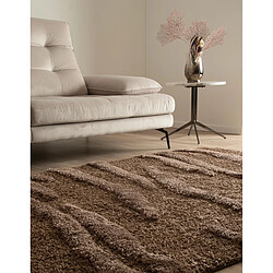 Avis Hadorn Tapis shaggy 185x125 marron foncé Thun Tribus