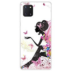 Coque en TPU impression de motifs souple fille pour votre Samsung Galaxy A81/Note 10 Lite/M60S