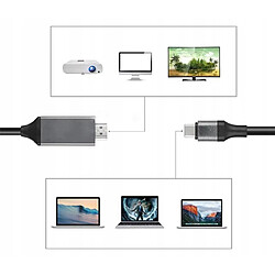 GUPBOO CÂBLE ADAPTATEUR MHL USB-C vers HDMI 4K MACBOOK,JL2685 pas cher