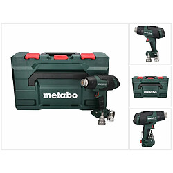 Pistolet à air chaud sansfil Metabo HG 18 LTX 500 18 V sans batterie ni chargeur coffret metaBOX