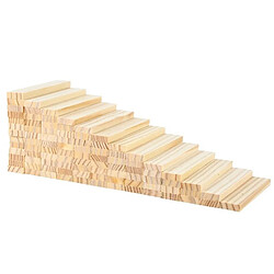 Acheter Wewoo 100 PCS / Ensemble de modèles de modèle architectural en bois Puzzle enfants jouets de l'éducation précoce