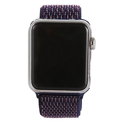 Avis Wewoo Pour Apple Watch séries 3 et 2 et 1 Bracelet de montre simple en nylon de 38 mm avec mode Magic Stick (violet foncé)