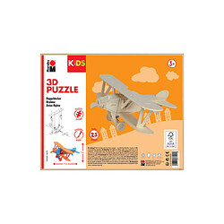 Marabu KiDS Puzzle 3D 'Avion biplan', 25 pièces ()