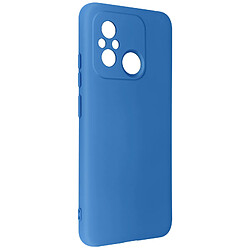 Avizar Coque pour Xiaomi Redmi 12C Semi-rigide Soft-touch Fast Cover Bleu