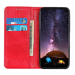 Acheter Wewoo Housse Coque Pour Galaxy S11E Magnétique Rétro Crazy Horse Texture Étui en cuir à rabat horizontal avec support et fentes cartes et cadre photo rouge