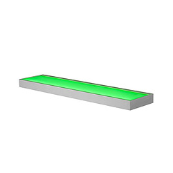 Applique intérieure alu New Flat avec ampoule LED RGBW - SLV