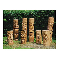 Jardinex Statue Tiki Haka 1... 100 cm - Brun