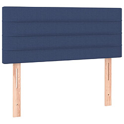 Acheter Maison Chic Tête de lit scandinave à LED,meuble de chambre Bleu 100x5x78/88 cm Tissu -MN37772