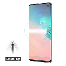 Avis Wewoo Film protecteur 0.1mm 3D Plein écran Antidéflagrant Hydrogel Avant + Arrière pour Galaxy S10, TPU + TPE + Matériel P(Transparent)