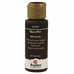 Rayher Peinture acrylique tous usages mat 59 ml - Marron châtain