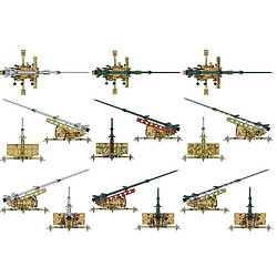 Acheter Bronco Models Maquette Véhicule German Rheinmetall Long-range Rocket Rheinbote Rh.z.61/9 And Launcher