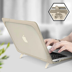 Avizar Coque pour Macbook Pro 16 2019 Protection Intégrale Rigide Contour Souple Beige pas cher