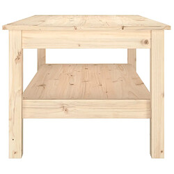 Acheter ComfortXL Table Basse 80x50x40 Cm Bois Massif De Pin