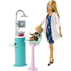 BARBIE - Coffret Dentiste - Poupee Mannequin - Theme Metiers